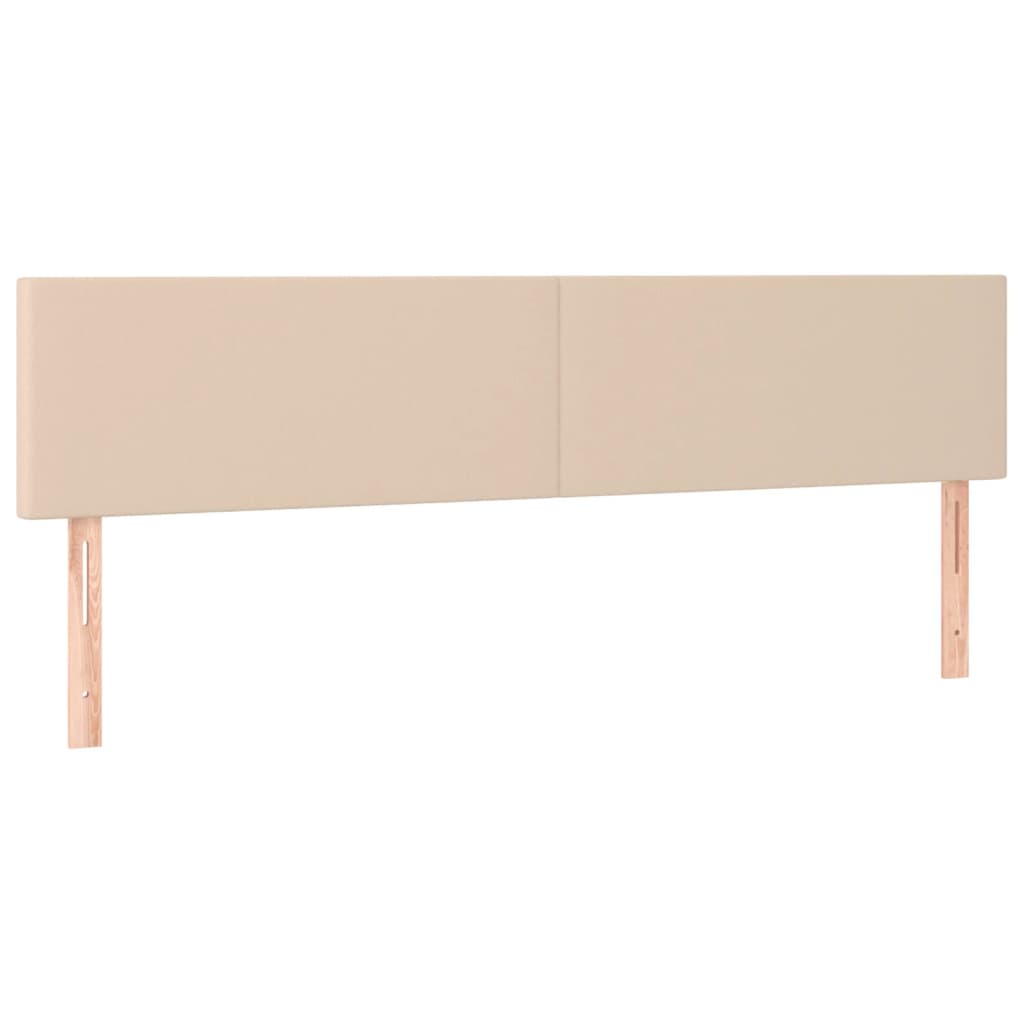Box Spring Postel S Matrací Cappuccino 200 X 200 Cm Umělá Kůže