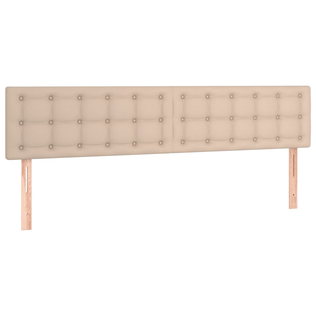 Box Spring Postel S Matrací Cappuccino 180 X 200 Cm Umělá Kůže