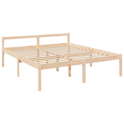 Postel S Čelem Pro Seniory 200X200 Cm Masivní Dřevo