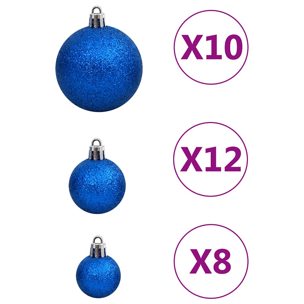 111Dílná Sada Vánočních Ozdob Polystyren