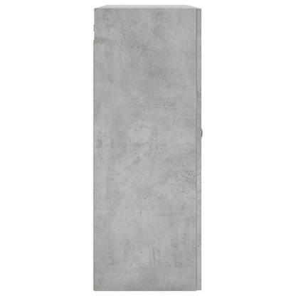 Nástěnné Skříňky 2 Ks Betonově Šedé 69,5 X 34 X 90 Cm