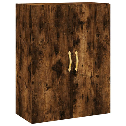 Nástěnné Skříňky 2 Ks Kouřový Dub 69,5 X 34 X 90 Cm