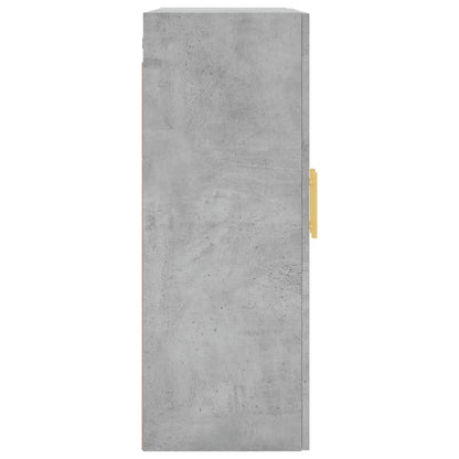 Nástěnné Skříňky 2 Ks Betonově Šedé 69,5 X 34 X 90 Cm