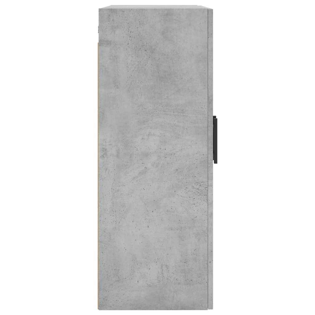 Nástěnné Skříňky 2 Ks Betonově Šedé 69,5 X 34 X 90 Cm
