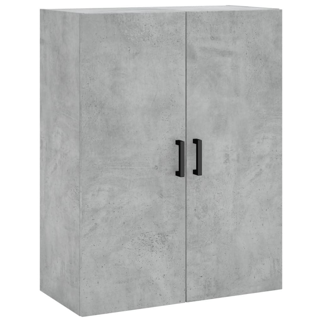 Skříň Highboard Betonově Šedá 69,5X34X180 Cm Kompozitní Dřevo
