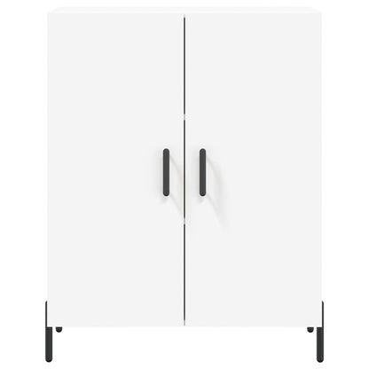 Skříň Highboard Bílá 69,5 X 34 X 180 Cm Kompozitní Dřevo