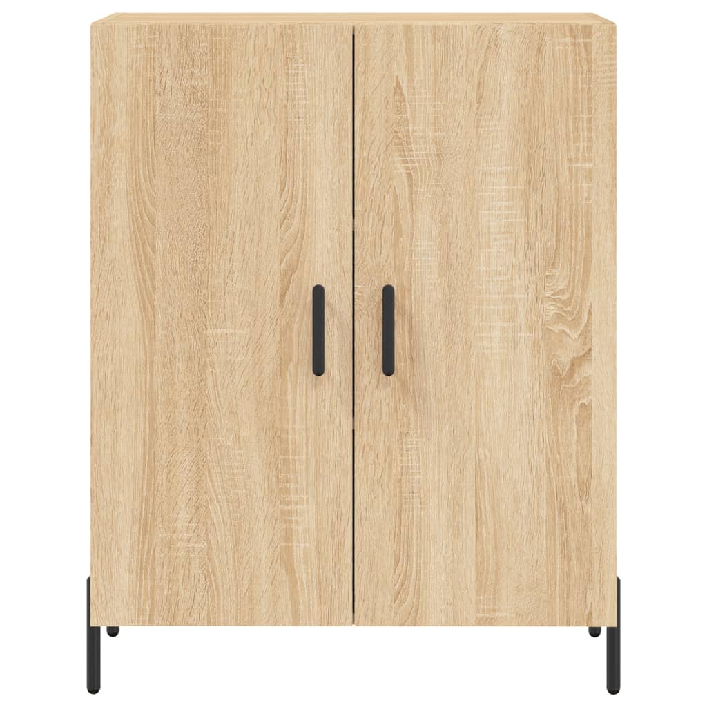 Skříň Highboard Dub Sonoma 69,5 X 34 X 180 Cm Kompozitní Dřevo