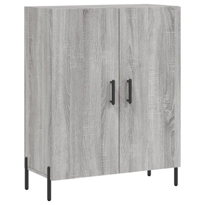 Skříň Highboard Šedá Sonoma 69,5 X 34 X 180 Cm Kompozitní Dřevo