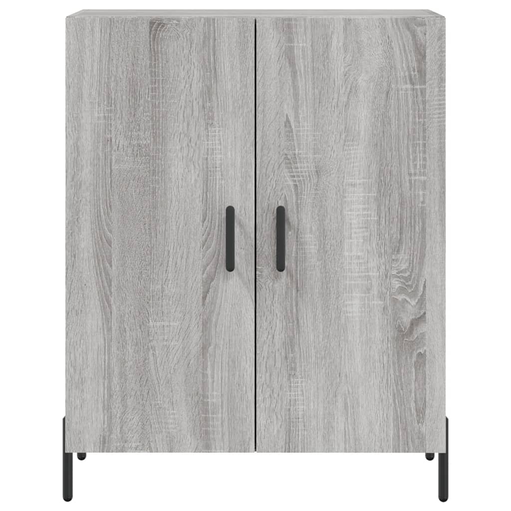 Skříň Highboard Šedá Sonoma 69,5 X 34 X 180 Cm Kompozitní Dřevo