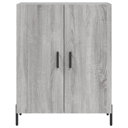 Skříň Highboard Šedá Sonoma 69,5 X 34 X 180 Cm Kompozitní Dřevo