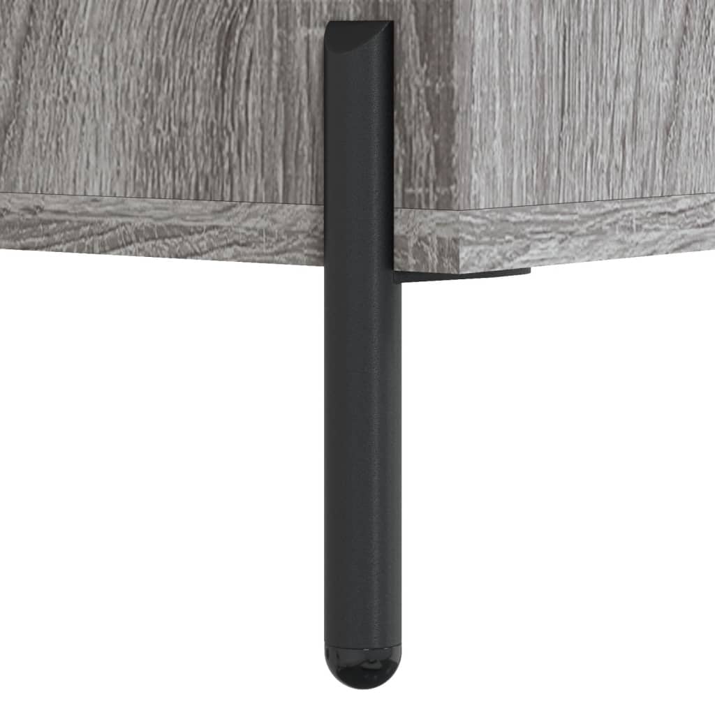 Skříň Highboard Šedá Sonoma 69,5 X 34 X 180 Cm Kompozitní Dřevo