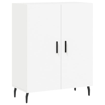 Skříň Highboard Bílá 69,5 X 34 X 180 Cm Kompozitní Dřevo