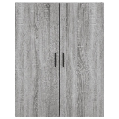 Skříň Highboard Šedá Sonoma 69,5 X 34 X 180 Cm Kompozitní Dřevo