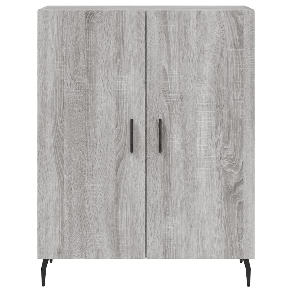 Skříň Highboard Šedá Sonoma 69,5 X 34 X 180 Cm Kompozitní Dřevo