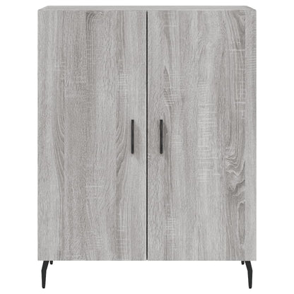 Skříň Highboard Šedá Sonoma 69,5 X 34 X 180 Cm Kompozitní Dřevo