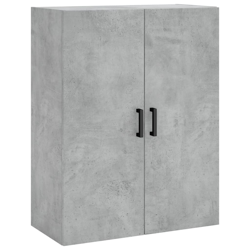 Skříň Highboard Betonově Šedá 69,5X34X180 Cm Kompozitní Dřevo