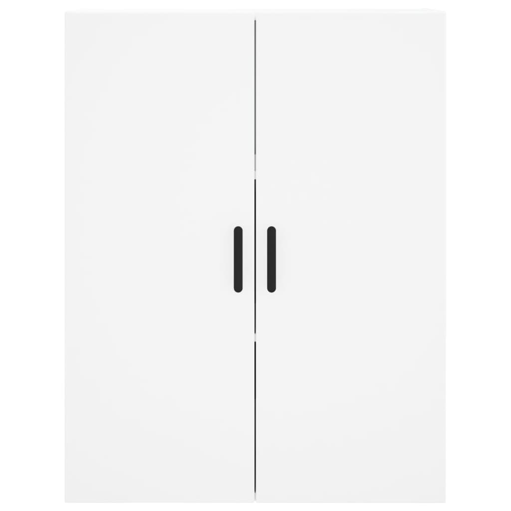 Skříň Highboard Bílá 69,5 X 34 X 180 Cm Kompozitní Dřevo