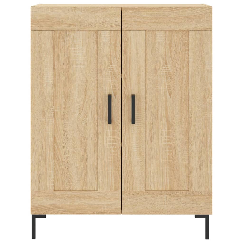 Skříň Highboard Dub Sonoma 69,5 X 34 X 180 Cm Kompozitní Dřevo