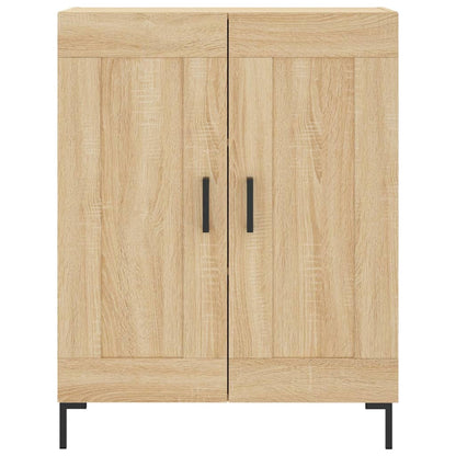 Skříň Highboard Dub Sonoma 69,5 X 34 X 180 Cm Kompozitní Dřevo