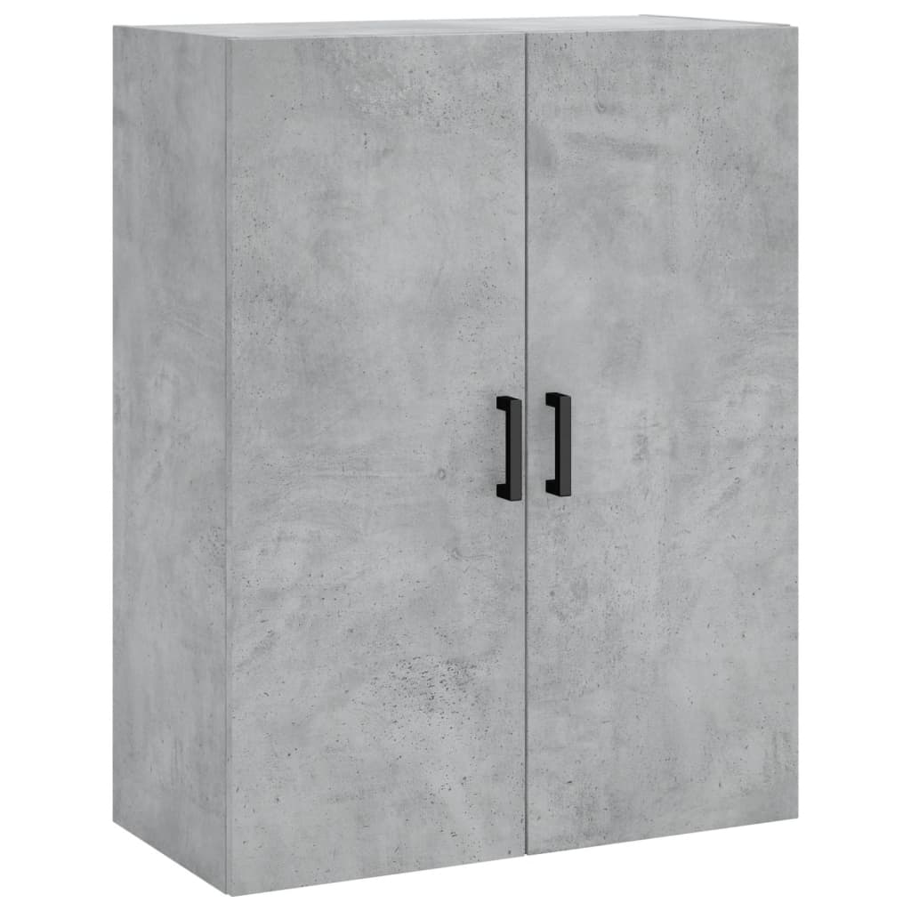 Skříň Highboard Betonově Šedá 69,5X34X180 Cm Kompozitní Dřevo