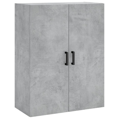 Skříň Highboard Betonově Šedá 69,5X34X180 Cm Kompozitní Dřevo