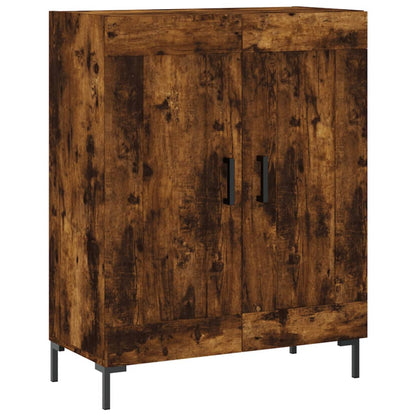 Skříň Highboard Kouřový Dub 69,5 X 34 X 180 Cm Kompozitní Dřevo