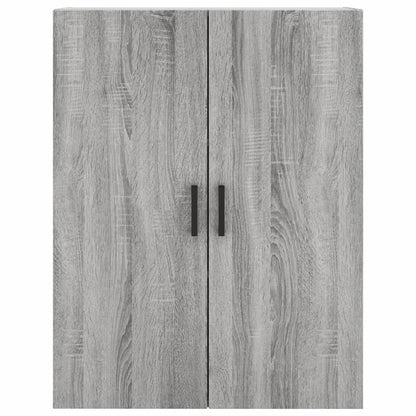 Skříň Highboard Šedá Sonoma 69,5 X 34 X 180 Cm Kompozitní Dřevo