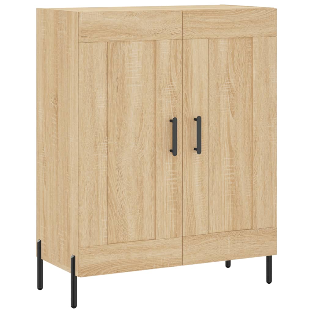 Skříň Highboard Dub Sonoma 69,5 X 34 X 180 Cm Kompozitní Dřevo