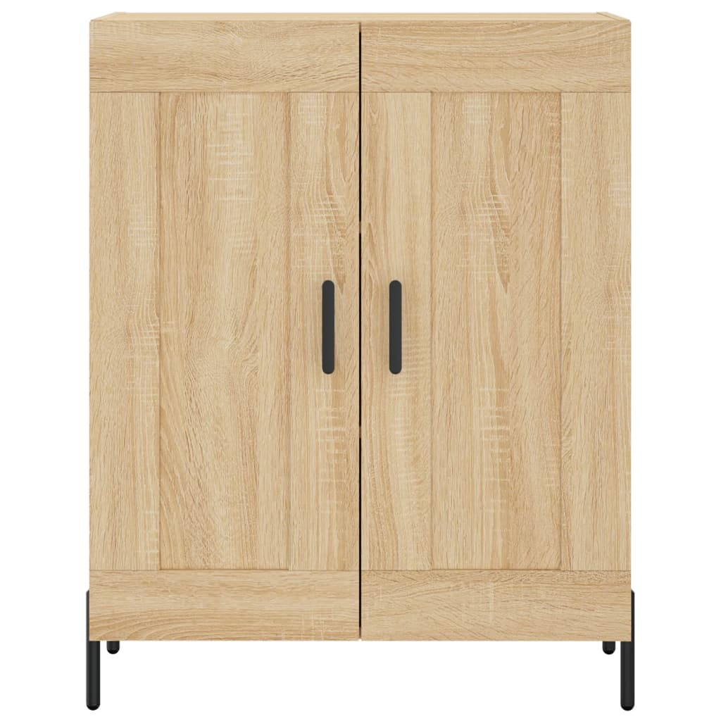 Skříň Highboard Dub Sonoma 69,5 X 34 X 180 Cm Kompozitní Dřevo