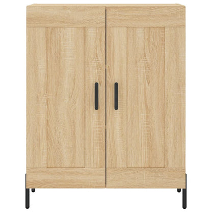 Skříň Highboard Dub Sonoma 69,5 X 34 X 180 Cm Kompozitní Dřevo
