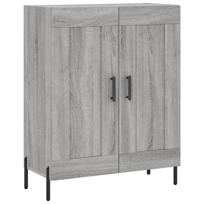 Skříň Highboard Šedá Sonoma 69,5 X 34 X 180 Cm Kompozitní Dřevo