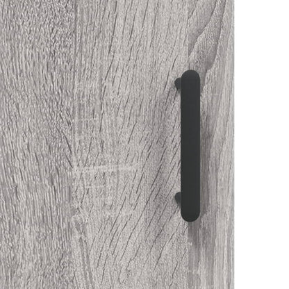 Skříň Highboard Šedá Sonoma 69,5 X 34 X 180 Cm Kompozitní Dřevo