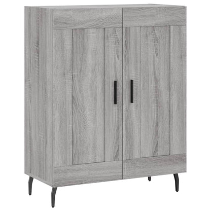 Skříň Highboard Šedá Sonoma 69,5 X 34 X 180 Cm Kompozitní Dřevo