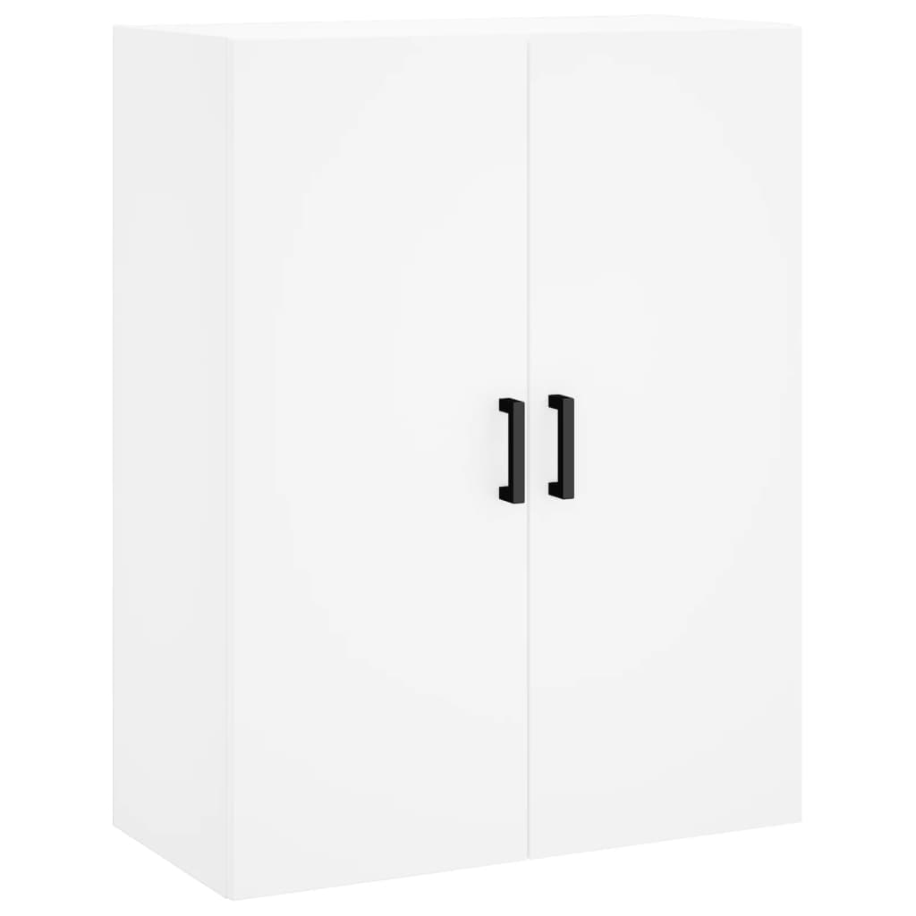 Skříň Highboard Bílá 69,5 X 34 X 180 Cm Kompozitní Dřevo