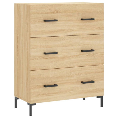 Skříň Highboard Dub Sonoma 69,5 X 34 X 180 Cm Kompozitní Dřevo