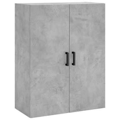 Skříň Highboard Betonově Šedá 69,5X34X180 Cm Kompozitní Dřevo