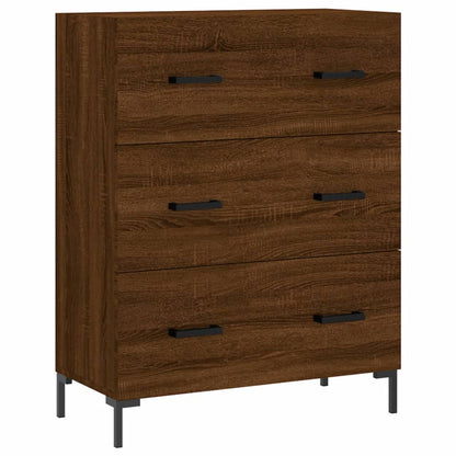 Skříň Highboard 69,5 X 34 X 180 Cm Kompozitní Dřevo