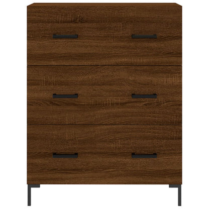 Skříň Highboard 69,5 X 34 X 180 Cm Kompozitní Dřevo