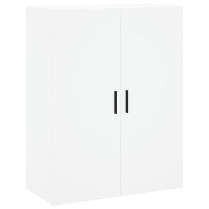Skříň Highboard Bílá 69,5 X 34 X 180 Cm Kompozitní Dřevo