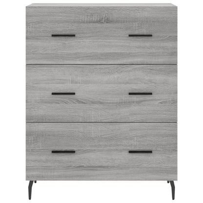 Skříň Highboard Šedá Sonoma 69,5 X 34 X 180 Cm Kompozitní Dřevo