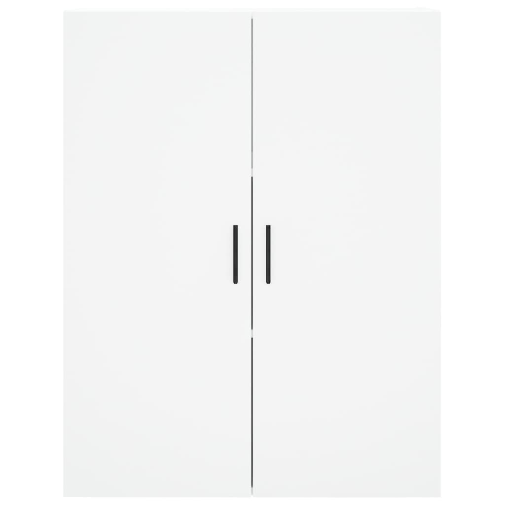 Skříň Highboard Bílá 69,5 X 34 X 180 Cm Kompozitní Dřevo