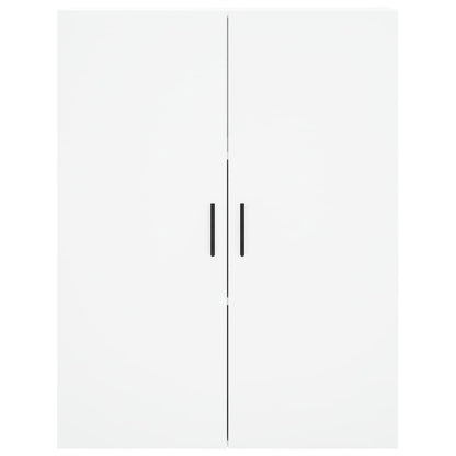 Skříň Highboard Bílá 69,5 X 34 X 180 Cm Kompozitní Dřevo
