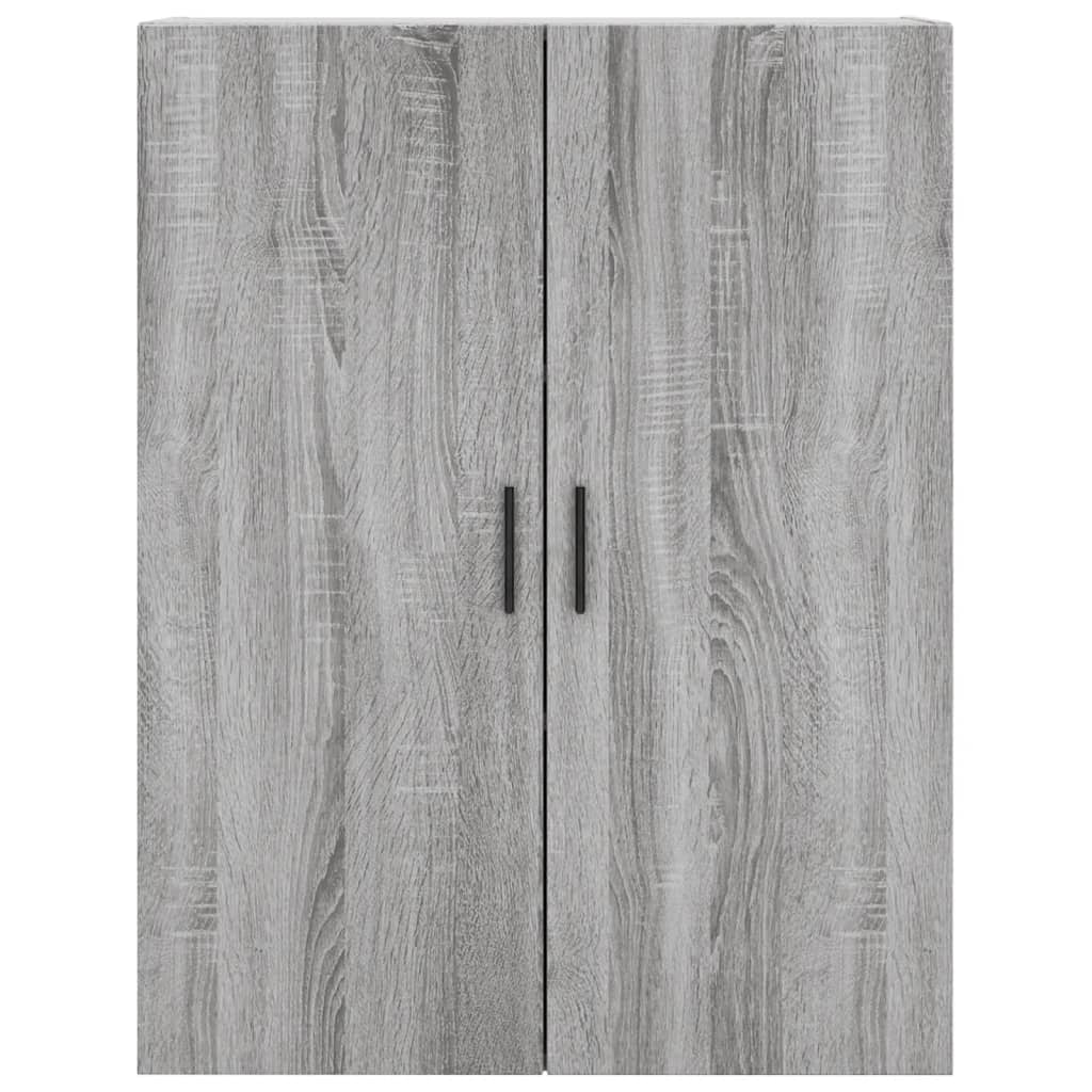 Skříň Highboard Šedá Sonoma 69,5 X 34 X 180 Cm Kompozitní Dřevo
