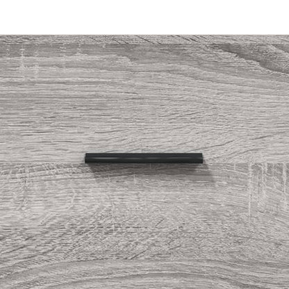 Skříň Highboard Šedá Sonoma 69,5 X 34 X 180 Cm Kompozitní Dřevo