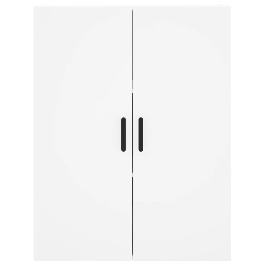 Skříň Highboard Bílá 69,5 X 34 X 180 Cm Kompozitní Dřevo