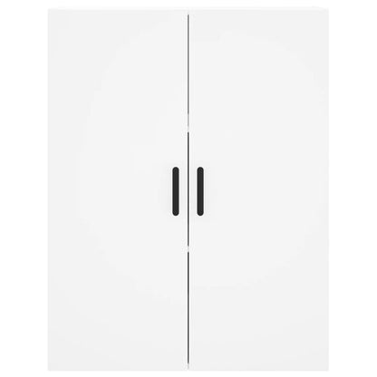 Skříň Highboard Bílá 69,5 X 34 X 180 Cm Kompozitní Dřevo