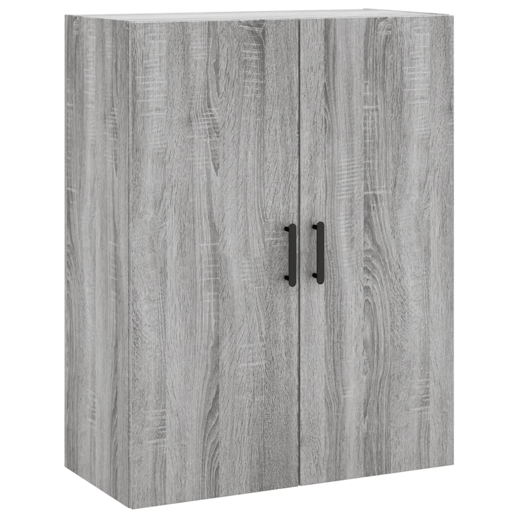 Skříň Highboard Šedá Sonoma 69,5 X 34 X 180 Cm Kompozitní Dřevo