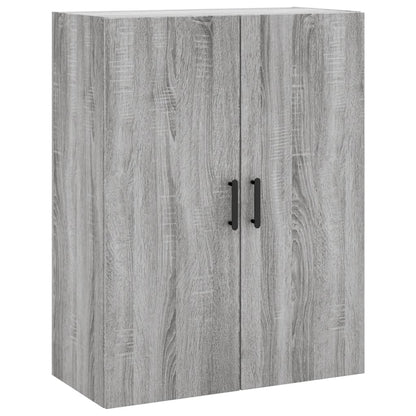 Skříň Highboard Šedá Sonoma 69,5 X 34 X 180 Cm Kompozitní Dřevo