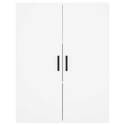 Skříň Highboard Bílá 69,5 X 34 X 180 Cm Kompozitní Dřevo