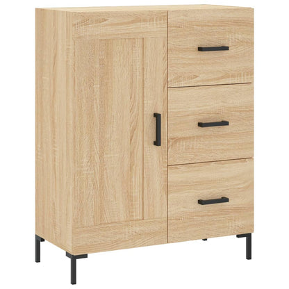Skříň Highboard Dub Sonoma 69,5 X 34 X 180 Cm Kompozitní Dřevo